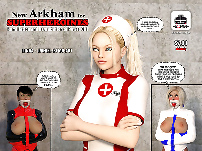 คนใหม่ arkham สำหรับ superheroines 1 สร้างความอับอายต่อหน้า แล้ว เสื่อ ของ พลังงาน ผู้หญิง